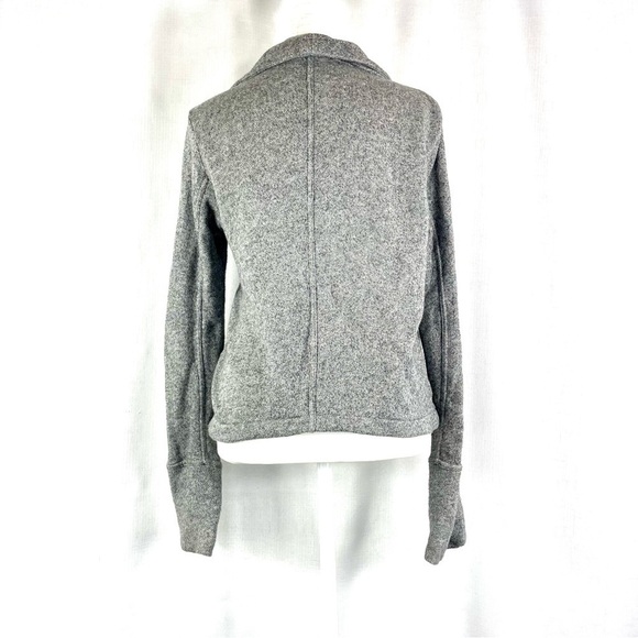 Gap Motto Gray Zipper Jacket Size Small - Picture 3 of 4
